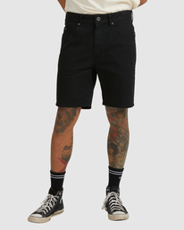 1 DAGGERS TWILL SHORT Black UVYWS00104 RVCA