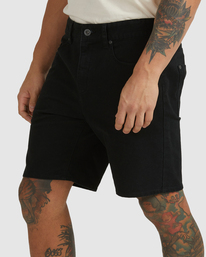4 DAGGERS TWILL SHORT Black UVYWS00104 RVCA