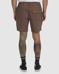 1 Escape Elasticized Shorts White UVYWS00113 RVCA