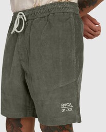3 ESCAPE CORD ELASTIC CIRCA Green UVYWS00125 RVCA