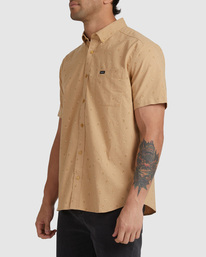 4 GARDEN PARTY SS SHIRT Beige UVYWT00107 RVCA