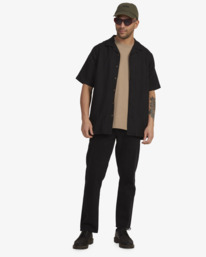 4 BLACK GROUNDS SS SHIRT Black UVYWT00132 RVCA