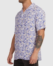 1 DAIS FLORAL SS SHIRT Purple UVYWT00135 RVCA