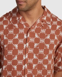3 Yang Shirt Brown UVYWT00140 RVCA