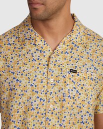 3 Ground Cover Shirt Orange UVYWT00142 RVCA