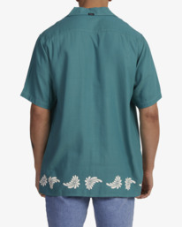 2 Whirl Shirt Blue UVYWT00143 RVCA