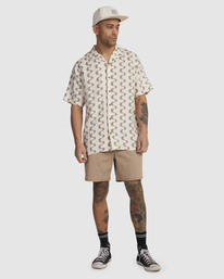 4 Happy Hour Shirt Beige UVYWT00146 RVCA
