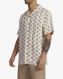 1 Happy Hour Shirt Beige UVYWT00146 RVCA