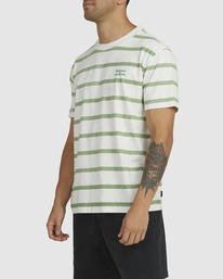 5 Del Ray Stripe Tee White UVYZT00357 RVCA