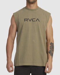 BIG RVCA WASHED MUSCLE  UVYZT00407