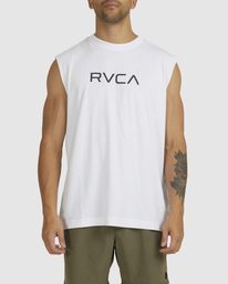 BIG RVCA WASHED MUSCLE  UVYZT00407
