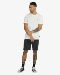 5 Cranes - Maglietta da Uomo White UVYZT00413 RVCA
