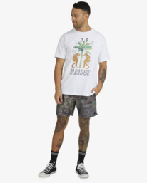 4 LOST PARADISE T-SHIRT White UVYZT00418 RVCA