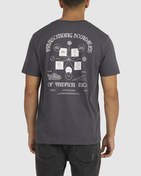2 BOUNDARIES T-SHIRT  UVYZT00427 RVCA
