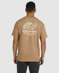 1 RVCA Healing - T-shirt pour Homme Marron UVYZT00431 RVCA