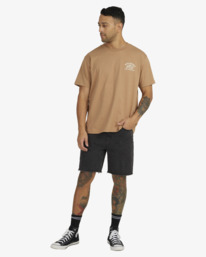 6 RVCA Healing - T-shirt pour Homme Marron UVYZT00431 RVCA