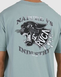 2 Panther - T-Shirt for Men Blue UVYZT00482 RVCA