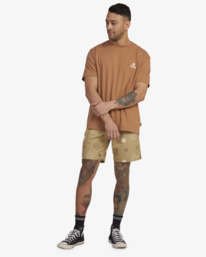 5 UTOPIAN DAYDREAM T-SHIRT Beige UVYZT00509 RVCA
