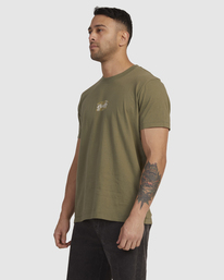 3 Head Quarters - T-Shirt for Men Green UVYZT00519 RVCA