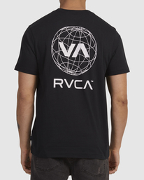 2 RVCA STRATOS T-SHIRT Black UVYZT00521 RVCA