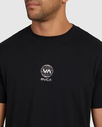 3 RVCA STRATOS T-SHIRT Black UVYZT00521 RVCA
