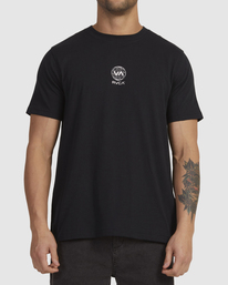 0 RVCA STRATOS T-SHIRT Black UVYZT00521 RVCA
