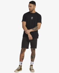 4 RVCA STRATOS T-SHIRT Black UVYZT00521 RVCA