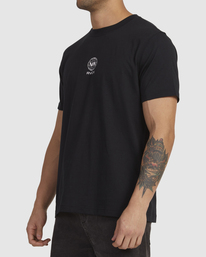 1 RVCA STRATOS T-SHIRT Black UVYZT00521 RVCA