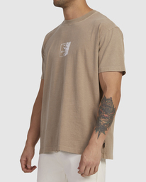2 VA TORN T-SHIRT Brown UVYZT00529 RVCA