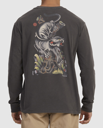7 Krakher - Longsleeve für Männer Schwarz UVYZT00533 RVCA