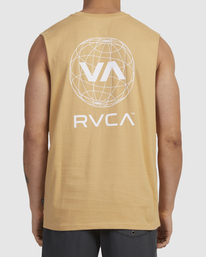 2 RVCA STRATOS MUSCLE Beige UVYZT00537 RVCA