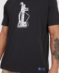 6 Vhs Spirit - Unisex T-Shirt Black UVYZT00578 RVCA