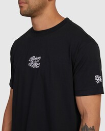 3 RVCA Graf T-Shirt Black UVYZT00583 RVCA