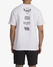 2 Branded T-Shirt White UVYZT00587 RVCA