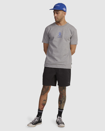 4 Weight Of The World T-Shirt Black UVYZT00588 RVCA