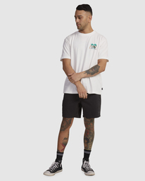 5 Sounds Of Summer T-Shirt White UVYZT00591 RVCA