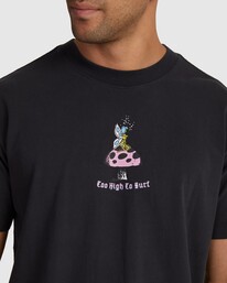 3 Too High T-Shirt Black UVYZT00599 RVCA
