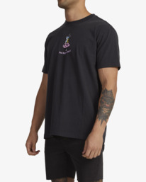 1 Too High T-Shirt Black UVYZT00599 RVCA
