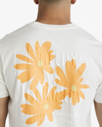 3 Ground Cover T-Shirt White UVYZT00607 RVCA
