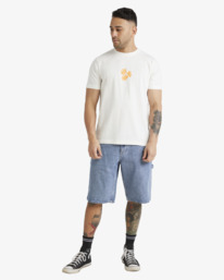 4 Ground Cover T-Shirt White UVYZT00607 RVCA
