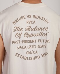 4 Cafe Muscle White UVYZT00613 RVCA