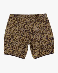 1 Yogger Stretch Elastic Waist Shorts 17" Green V201TRYS RVCA
