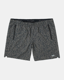 rvca, Yogger Stretch Elastic Waist Shorts 17", MINI CAMO MUSHROOM (gpm6) VA Sport Yogger Stretch 17" - Performance Shorts for Men V201TRYS