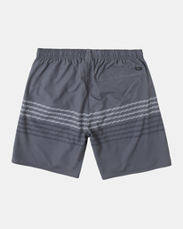 1 Yogger Stretch Elastic Waist Shorts 17" Black V201TRYS RVCA
