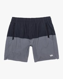 0 Yogger Stretch Elastic Waist Shorts 17" Black V201TRYS RVCA