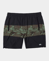 0 Yogger Stretch Elastic Waist Shorts 17" Black V201TRYS RVCA
