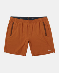 0 Yogger Stretch Elastic Waist Shorts 17" Black V201TRYS RVCA