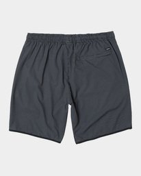 1 Yogger Stretch Elastic Waist Shorts 17" Black V201TRYS RVCA