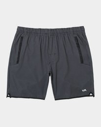 0 Yogger Stretch Elastic Waist Shorts 17" Black V201TRYS RVCA