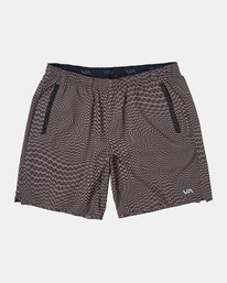 rvca, Yogger Stretch Elastic Waist Shorts 17", MOTIF (tmb6) VA Sport Yogger Stretch 17" - Performance Shorts for Men V201TRYS